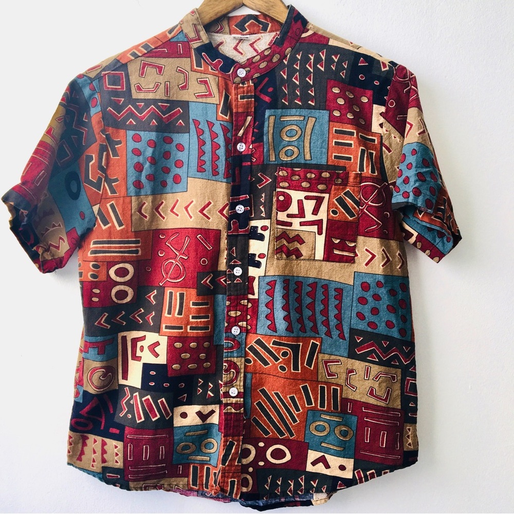 SHEIN men multicolor shirt